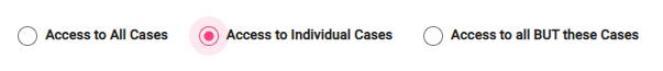 Access to Individual Cases