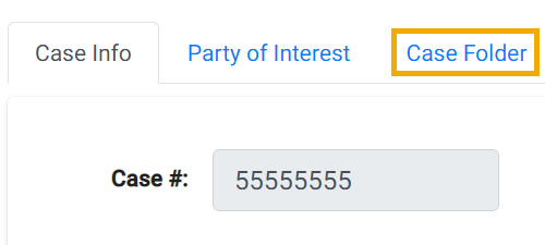 Case Folder Tab